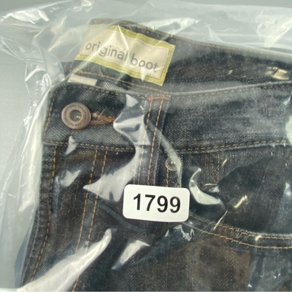 Ann Taylor Loft black faded original boot denim jeans women's sz 2 - Picture 11 of 12